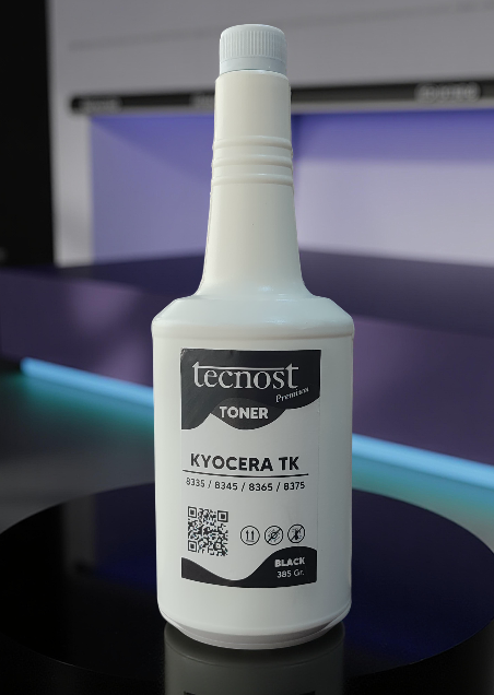 Tecnost Kyocera TK 8335/8345/8365/8375 (385/Gr) Black Şişe Toner 1